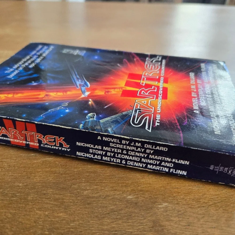 Star Trek VI The Undiscovered Country Novel J.M. Dillard 1992‎ Paperback Book